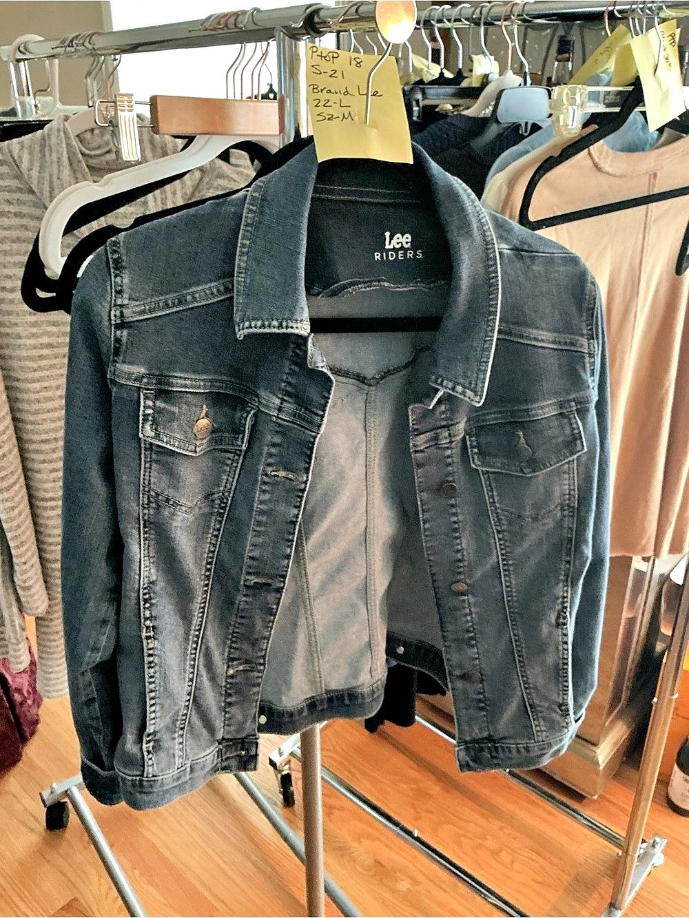Lee Riders Classic Stretch Denim Jacket Blue Medium